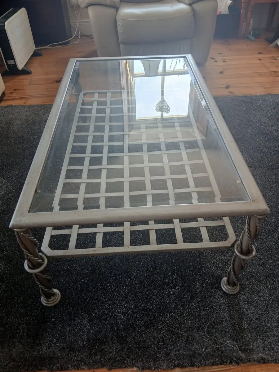 Glass Top Coffee Table - Image 2