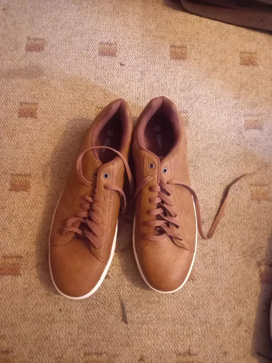 Mens Trainers and antique Windstanley leather shoe - Image 3