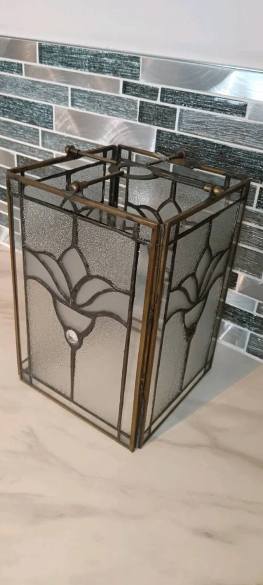 Vintage art deco style light shade - Image 1
