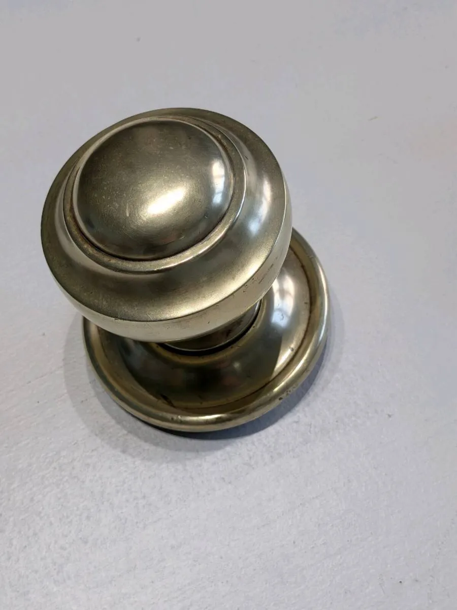 Vintage Brass Door Knocker & Door Knob Set – Perio - Image 4