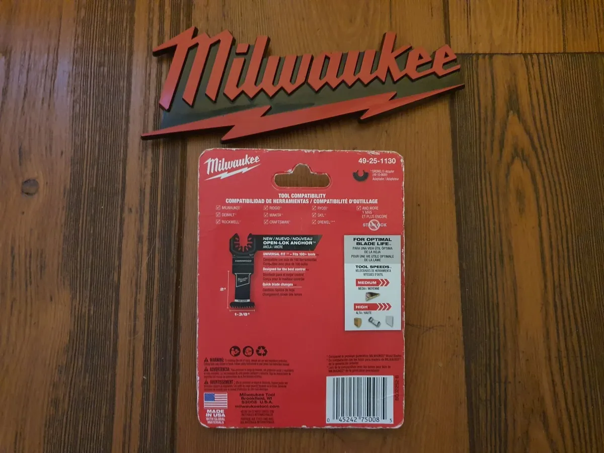 Milwaukee Multi-Tool Blades, 4 sets - Image 3