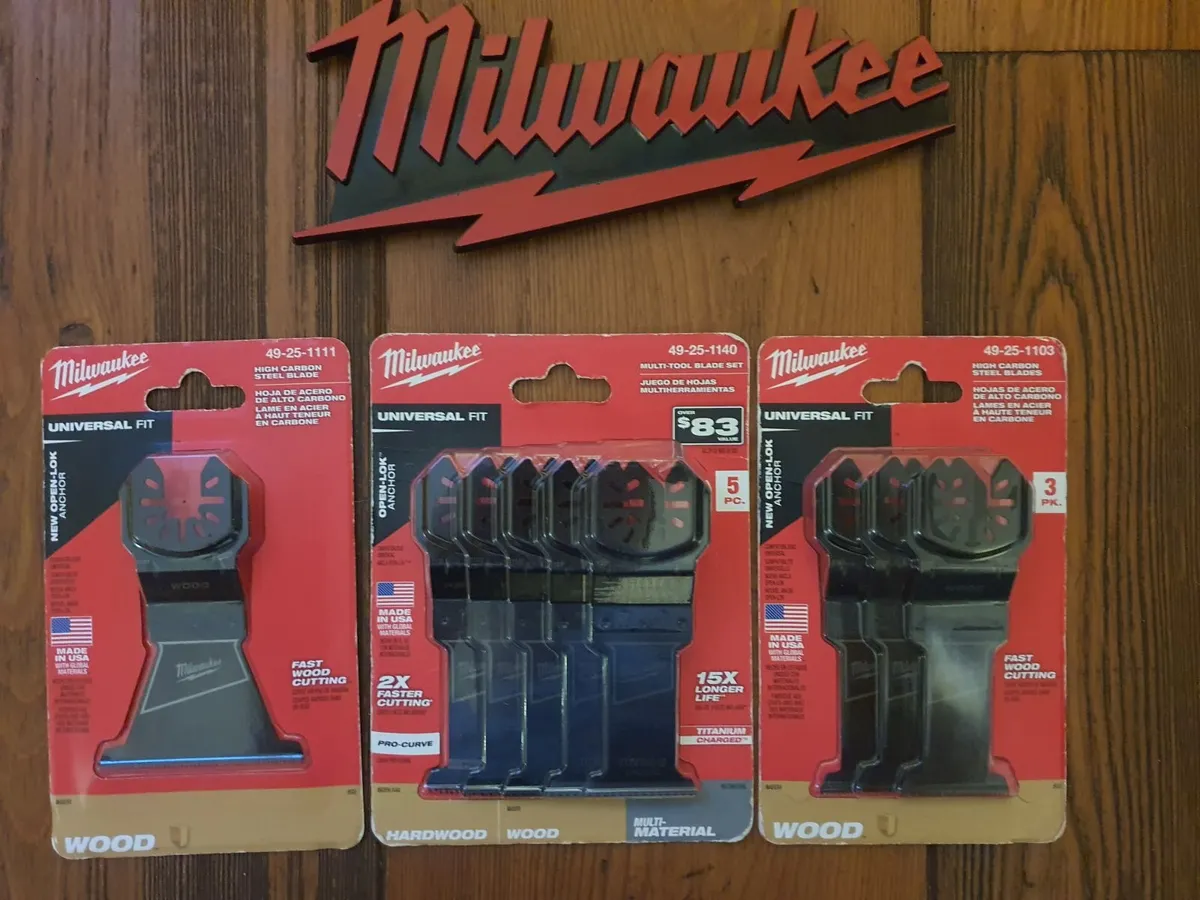 Milwaukee Multi-Tool Blades, 4 sets - Image 4