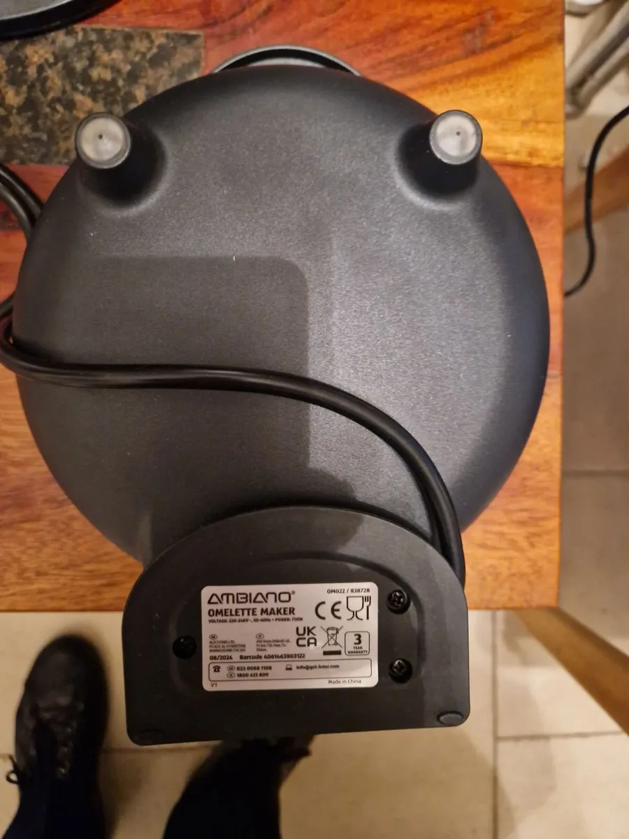 New in Box Ambiano Electric Omelette Maker - Image 3