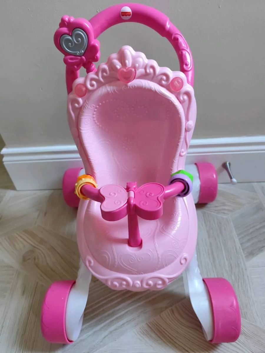 Fisher price princess mommy baby walker & doll set - Image 3