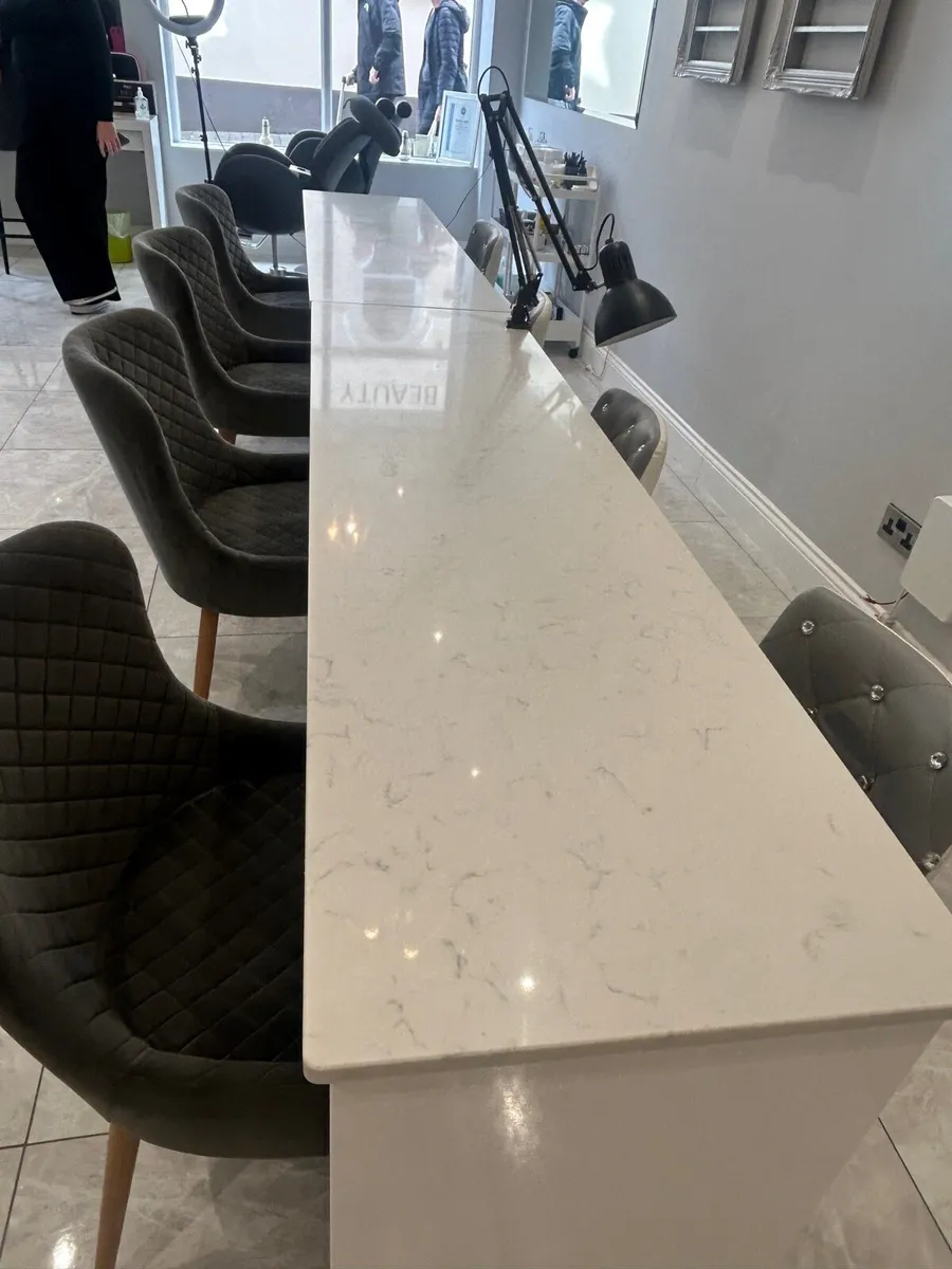 Salon furniture drills nail desks chairs stools - Image 3