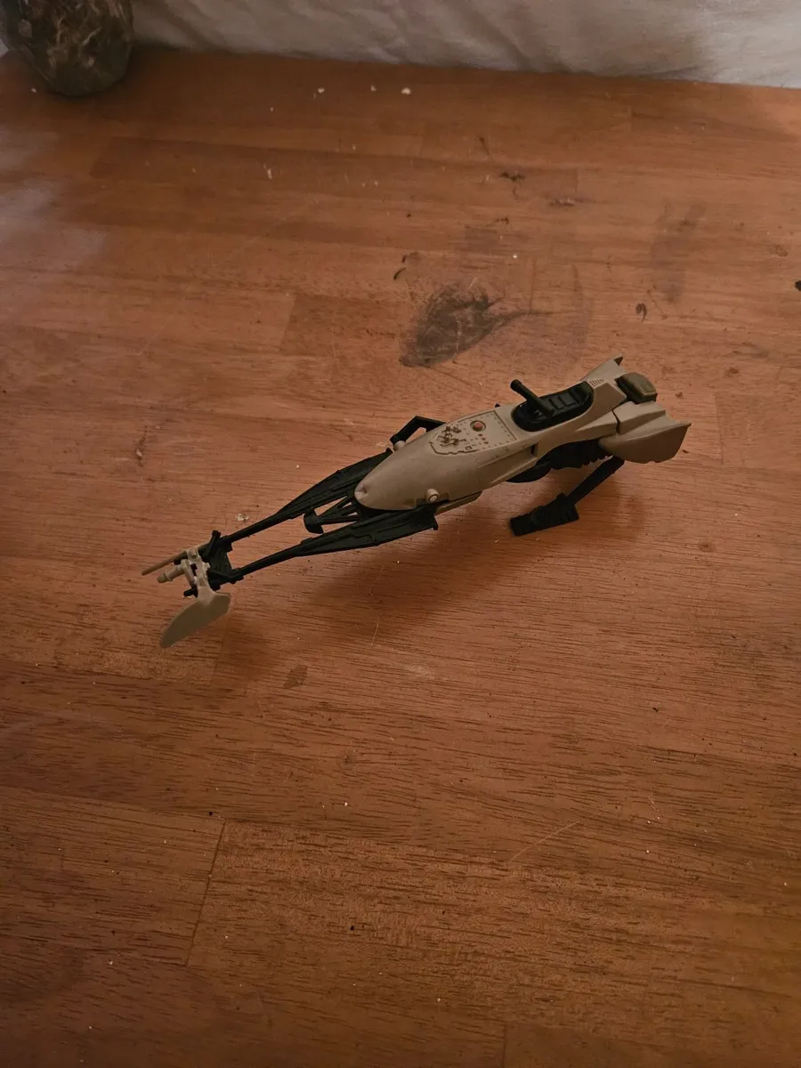 Vintage Star Wars ROTJ Speeder Bike - Image 2