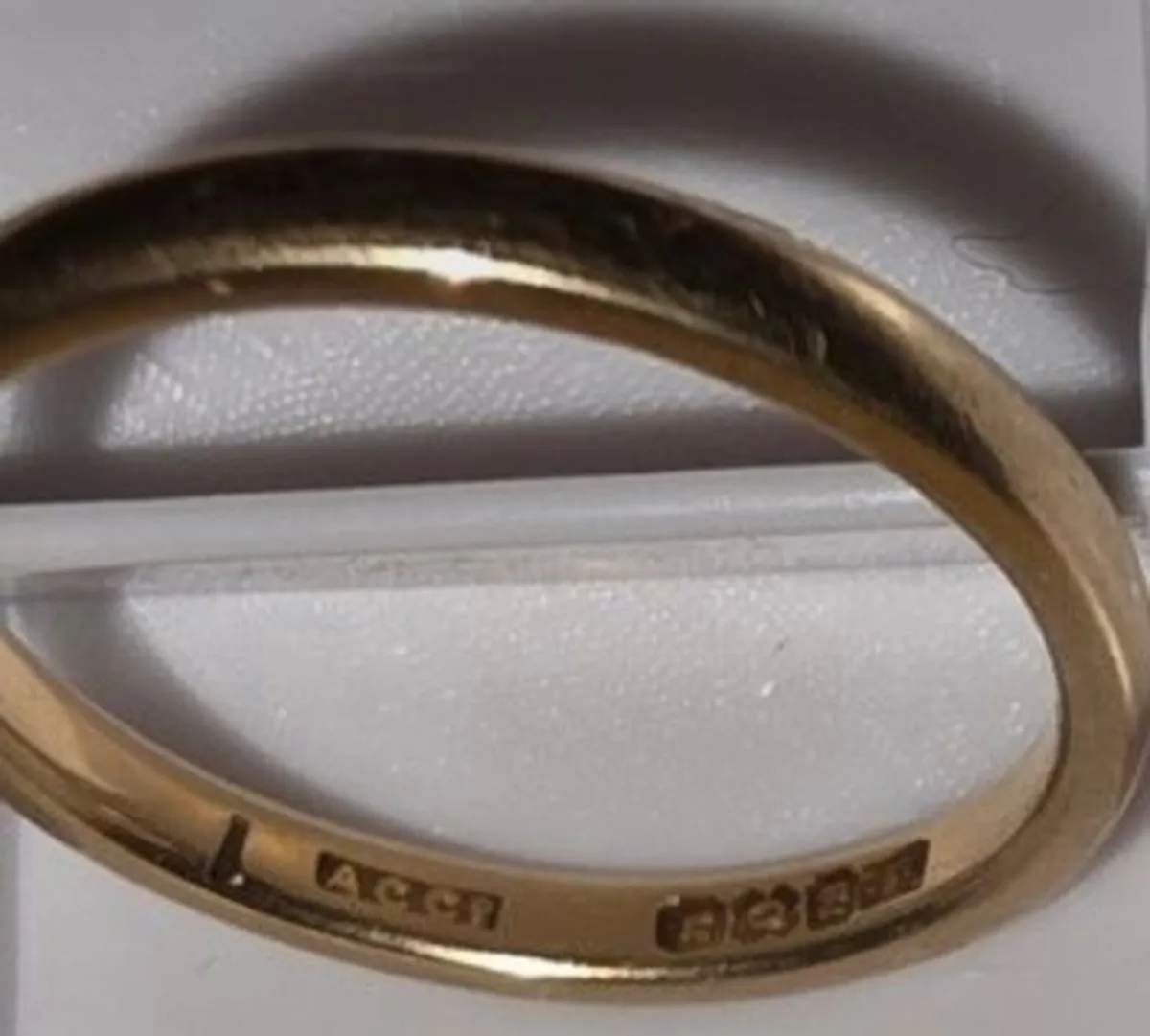 1910 18ct wedding Ring - Image 3