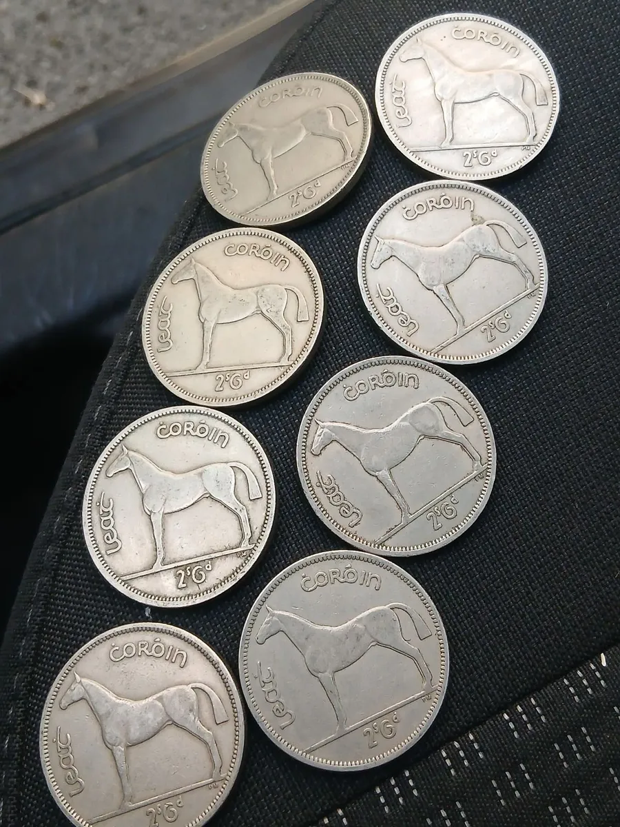Irish half crowns €4 each - Image 1