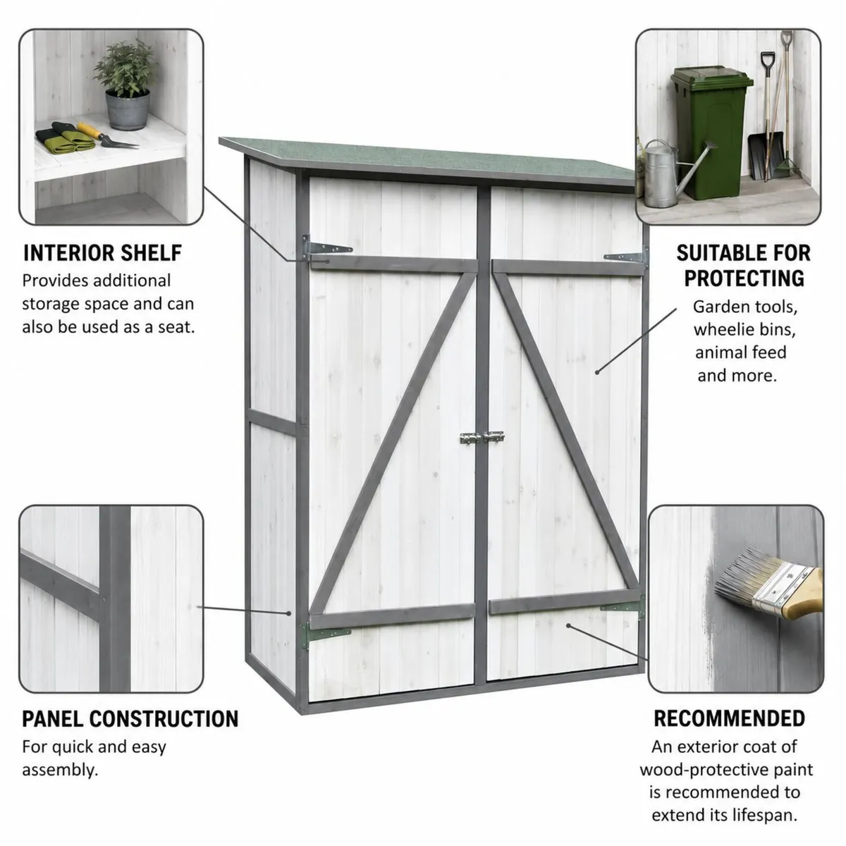 Garden shed tool plants storage - FREE Delivery - Image 2
