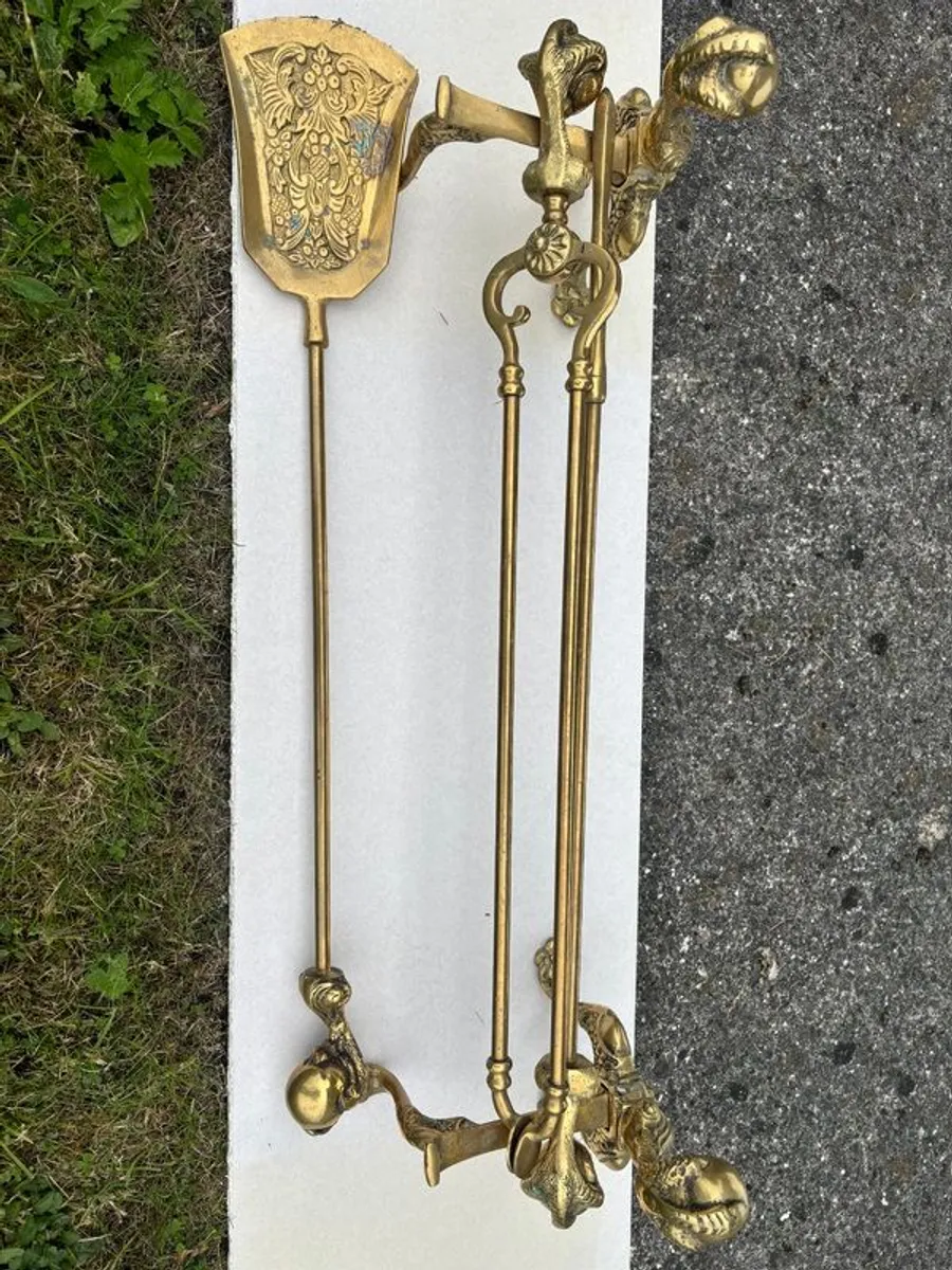 Brass Fire side set - Image 3