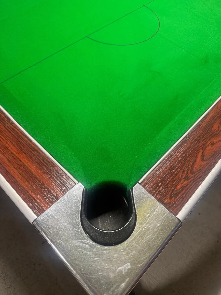 7x4 Slate bed pool table - Image 2
