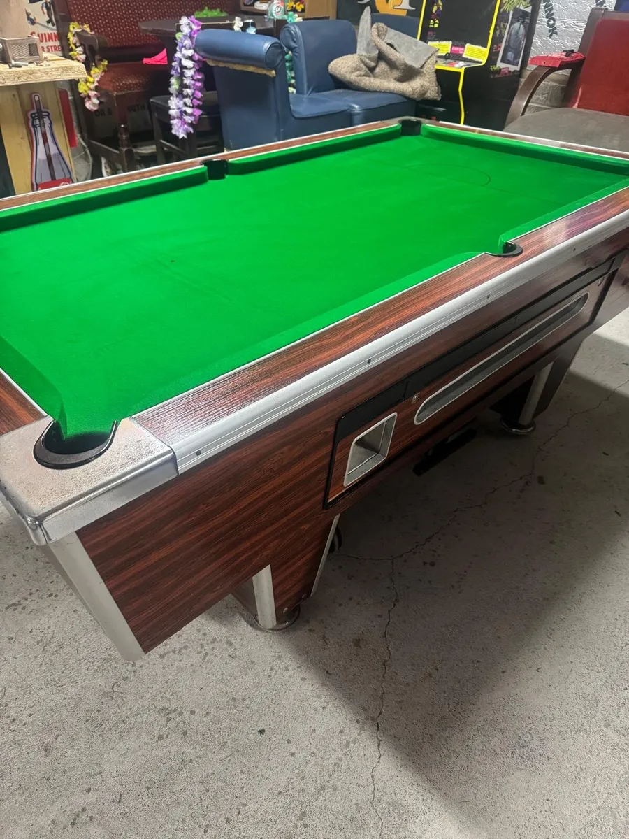 7x4 Slate bed pool table - Image 3
