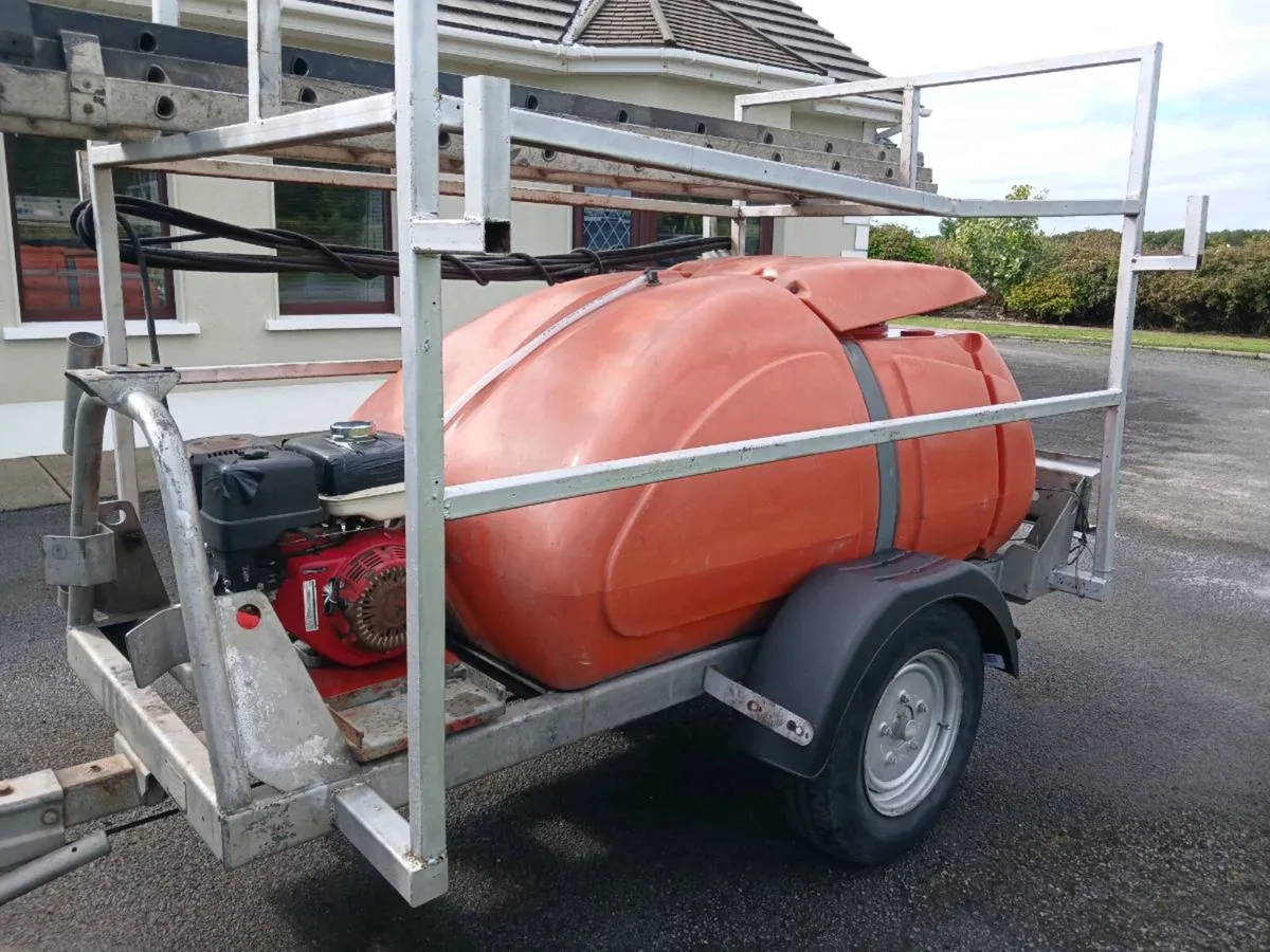 Honda gx390 power washer and bowser 1100L tank - Image 3