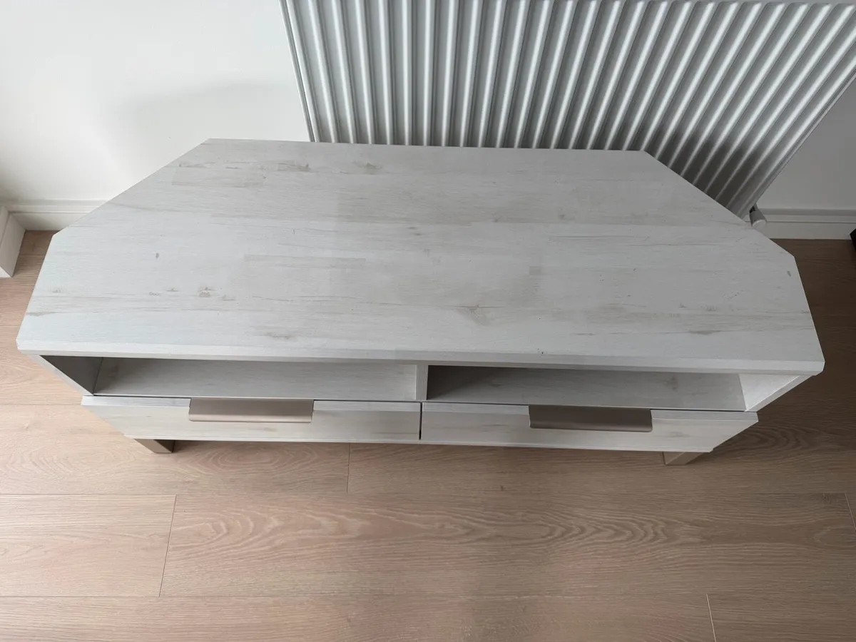Tv Unit light oak 50cm height 38.5cm depth - Image 3