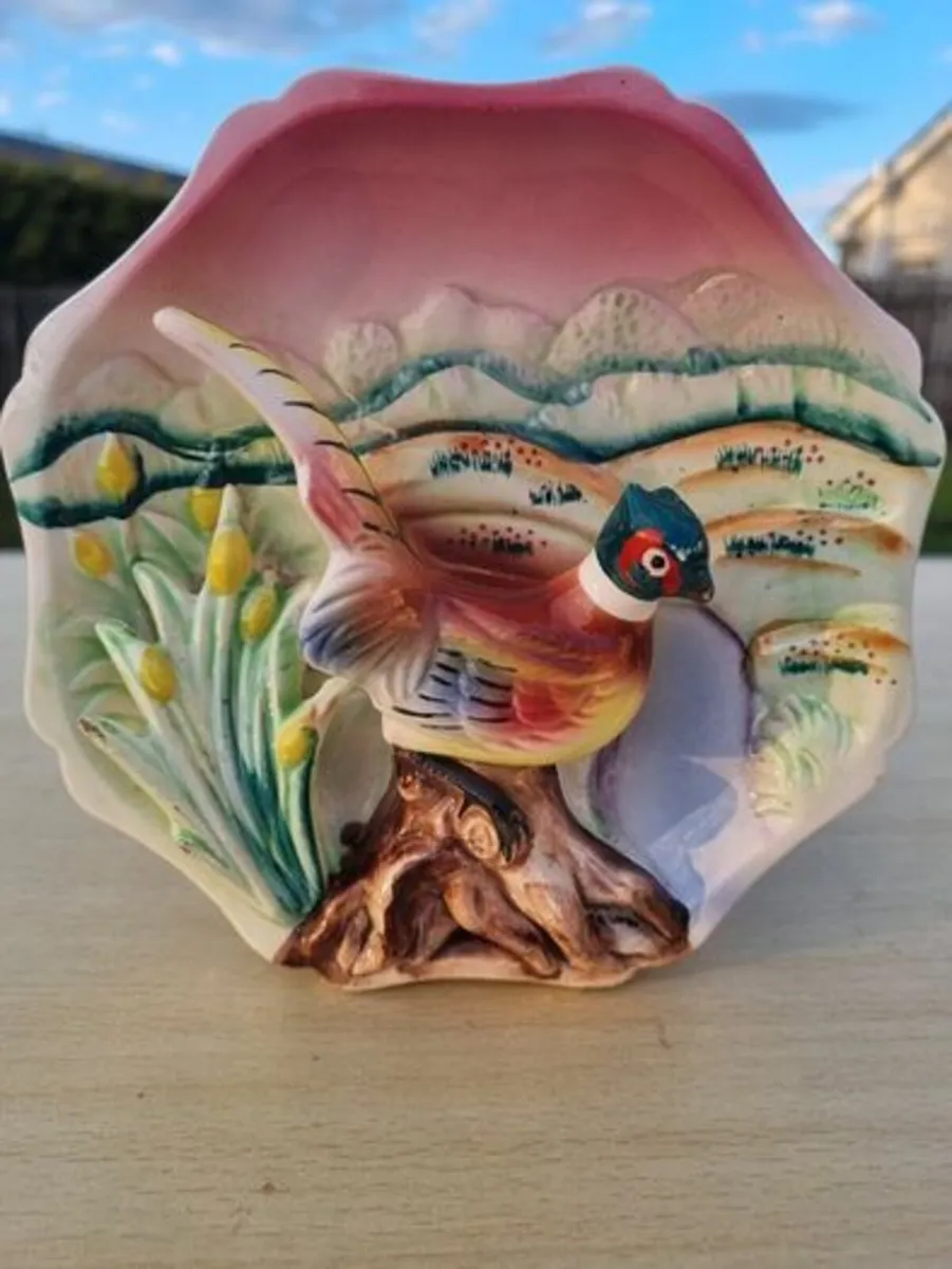 Napco Ceramic 3D Ring Pheasant Wall Hanging Plaque - Image 2