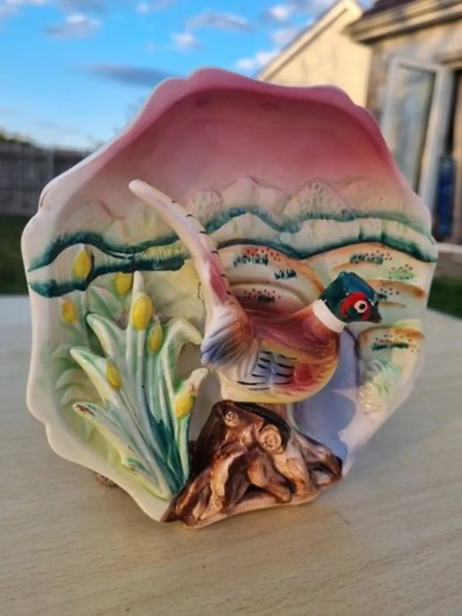 Napco Ceramic 3D Ring Pheasant Wall Hanging Plaque - Image 3