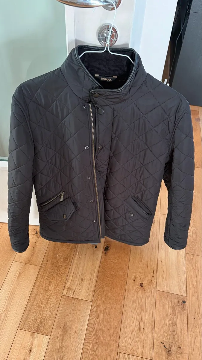 Barbour Black Quilted Jacket - Image 1