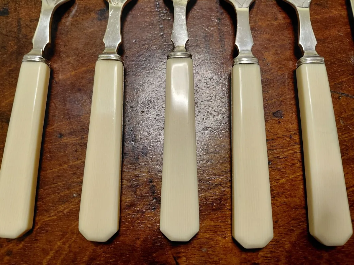 Vintage Ryals EP A1 Fish Knife & Fork Set 10 Piece - Image 3