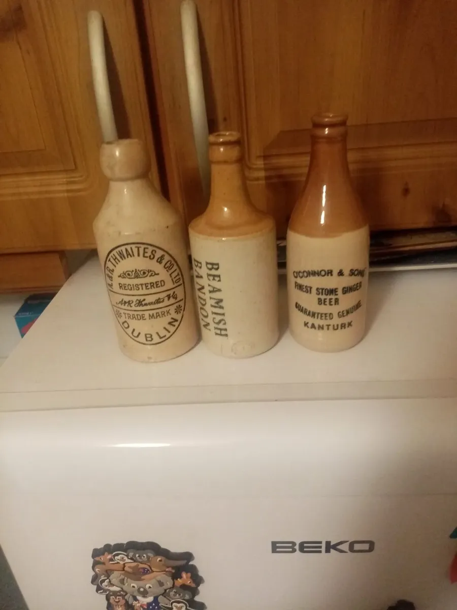 Vintage Stoneware Bottles - Image 2