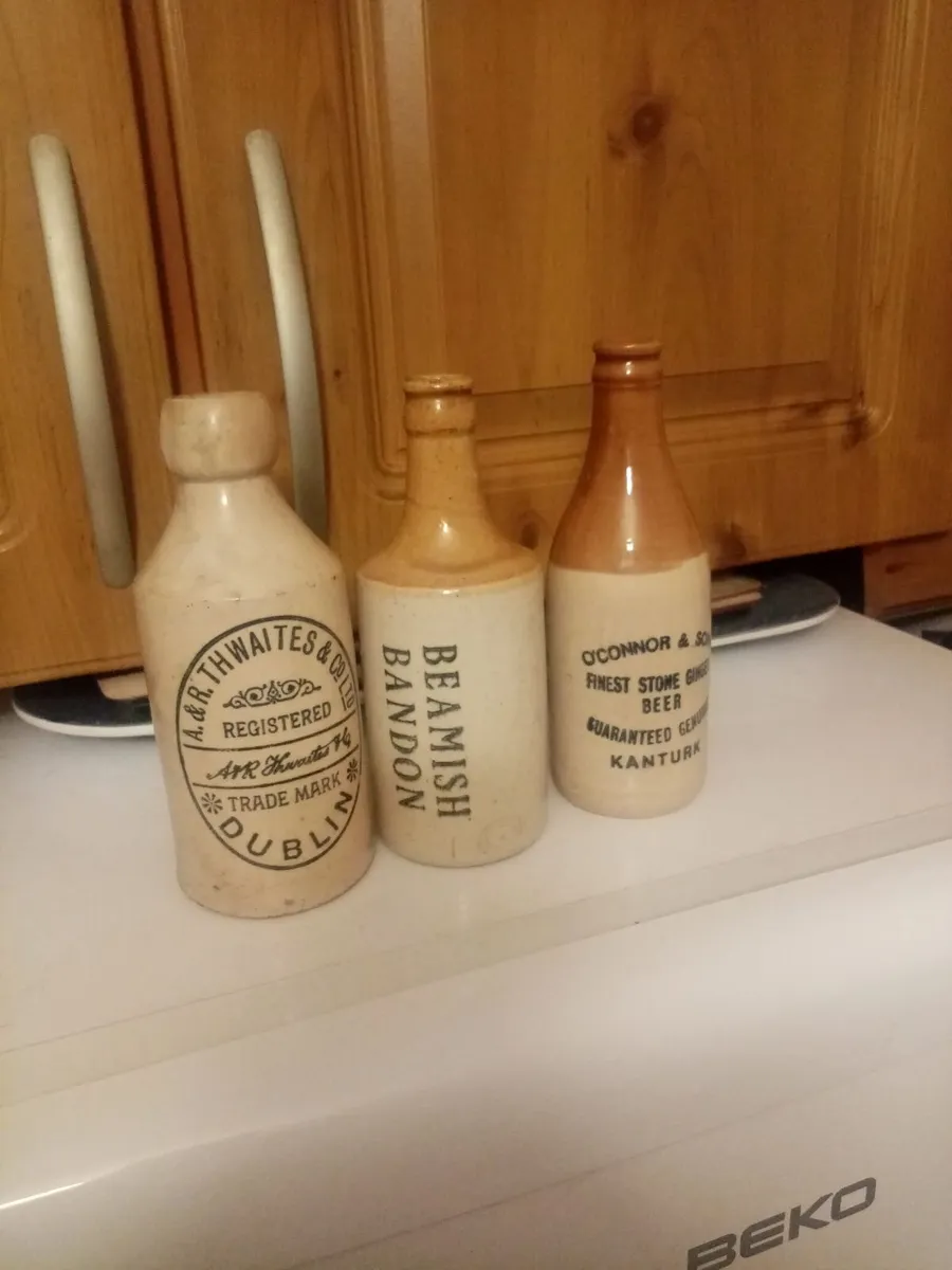 Vintage Stoneware Bottles - Image 1