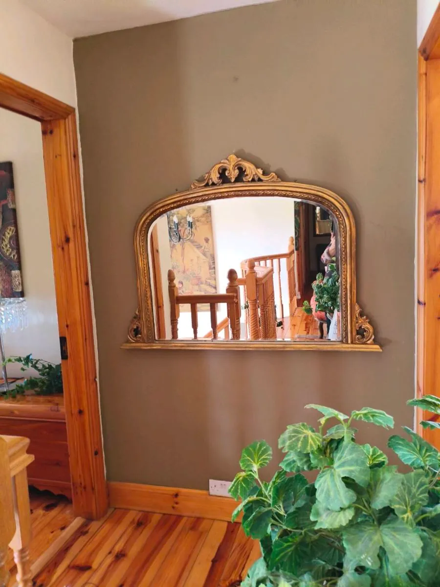 Beautiful mantle mirror, vintage look - Image 1