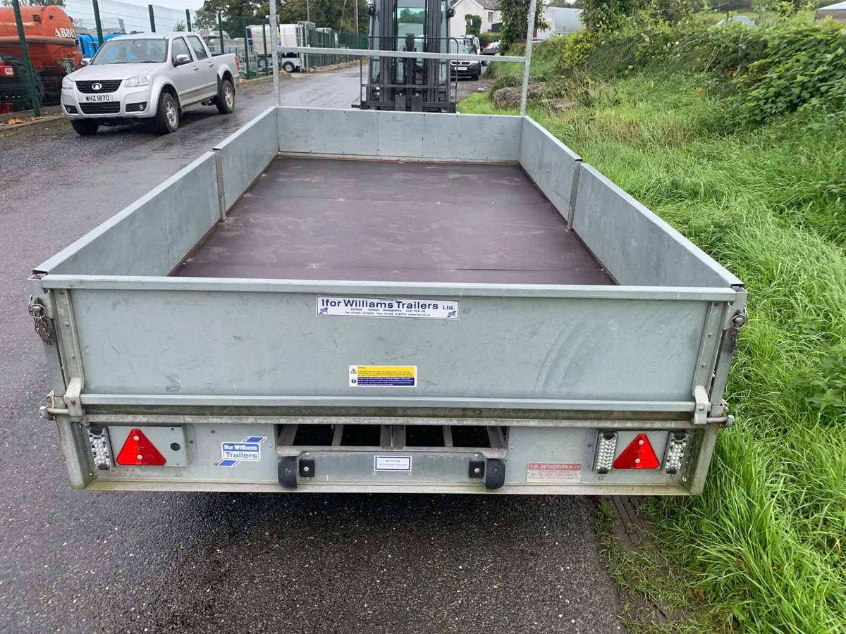 2018 Ifor Williams LM126 Dropsides Trailer - Image 3