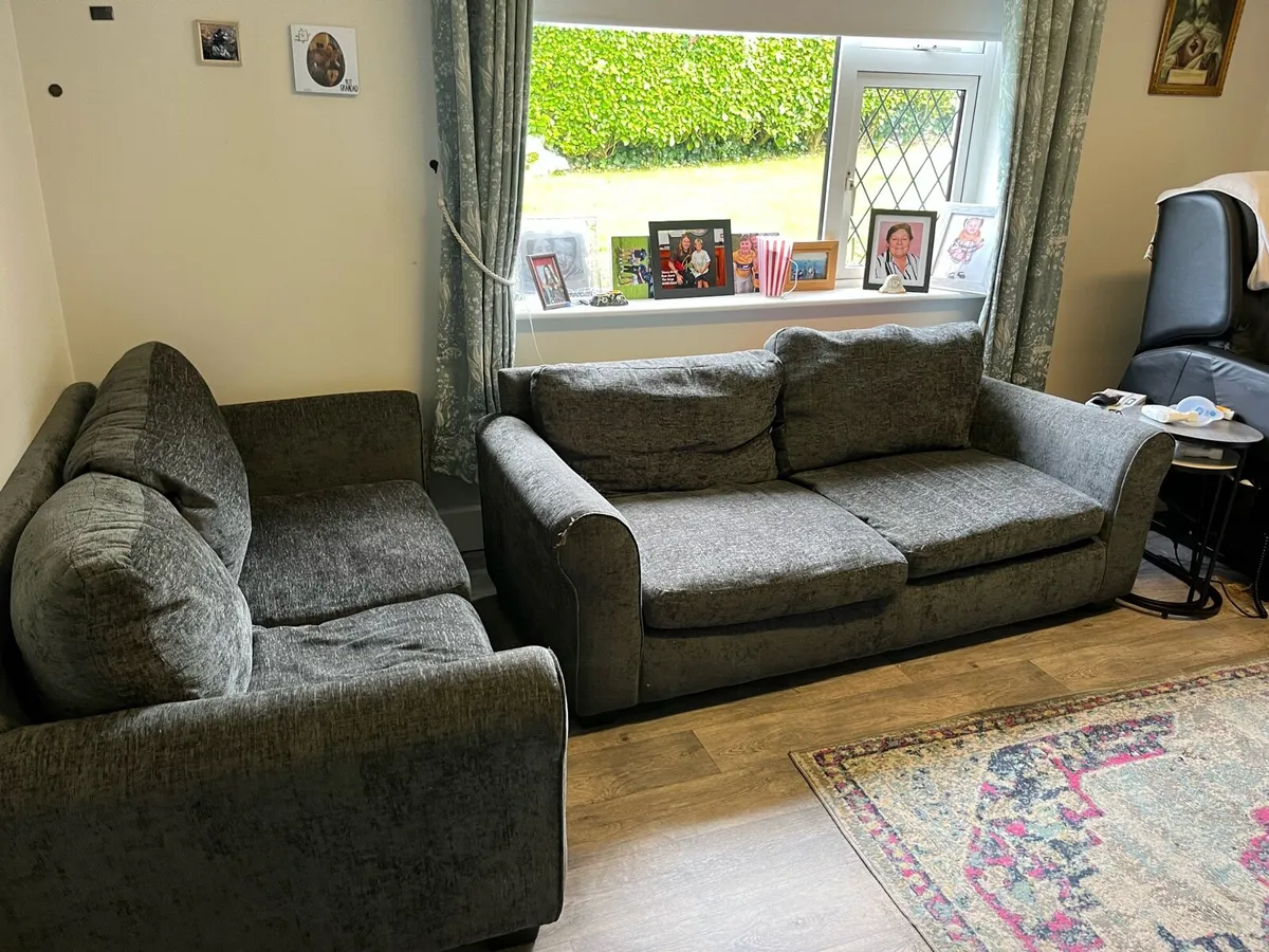 2 sofa one a sofa bed  free - Image 1
