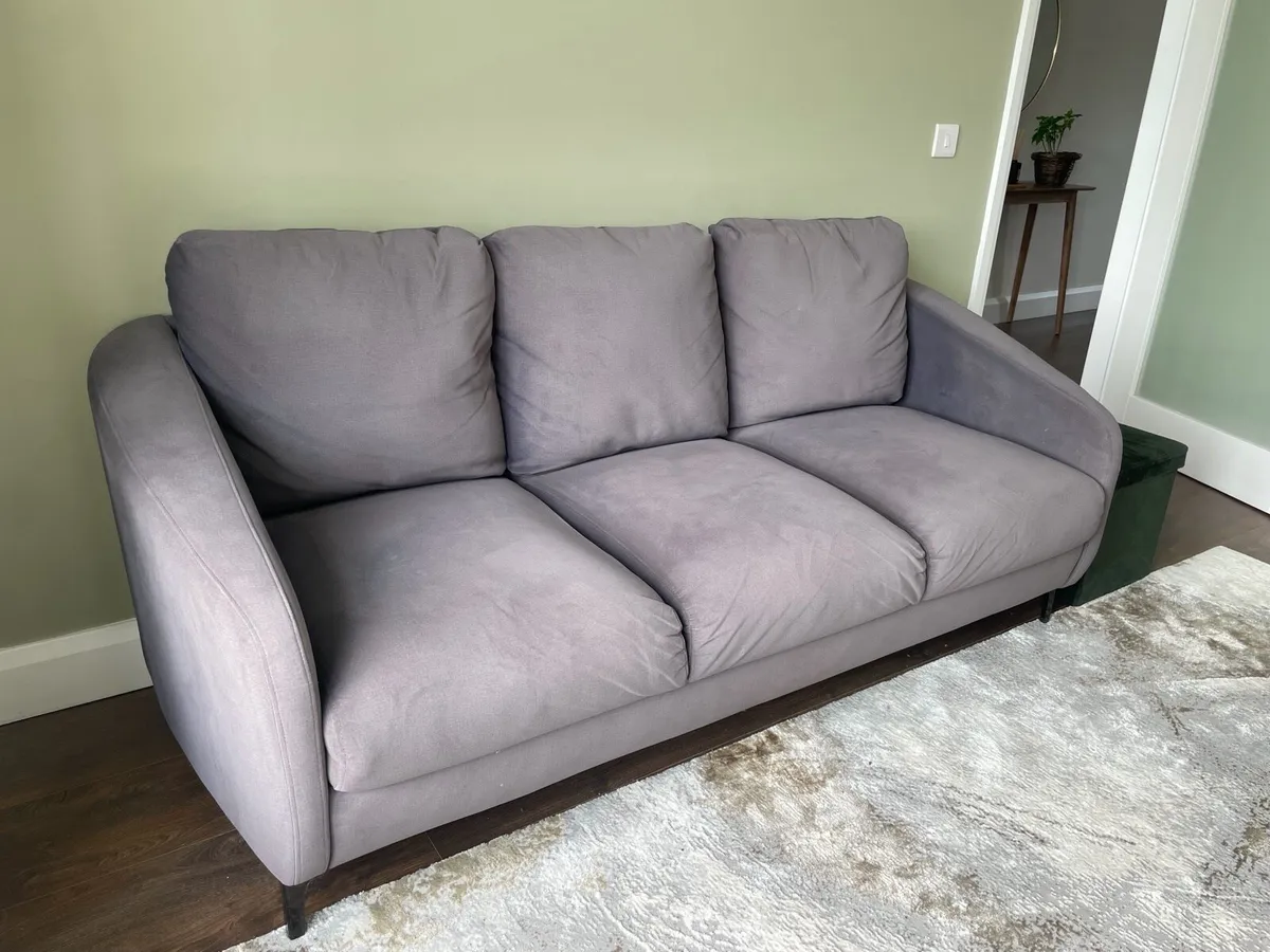 Grey 3 seater Couch - Image 1