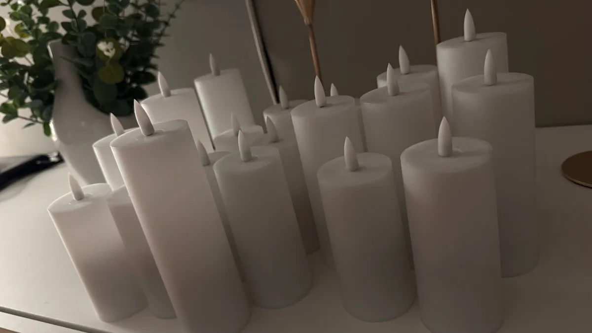 Wedding Decoration Bundle –Flowers & Candles&Frame - Image 2
