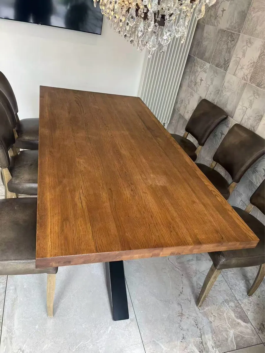 Dining table and dining chair, crystal light - Image 2