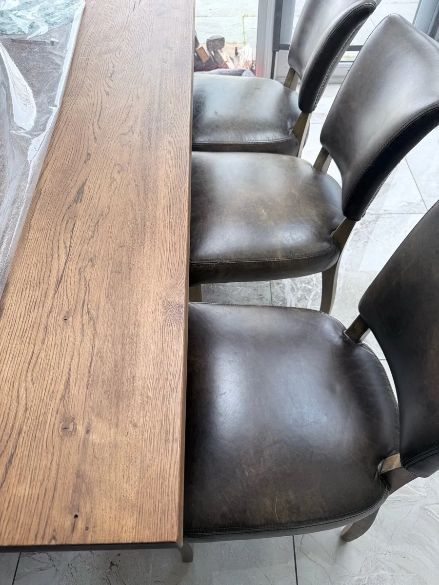 Dining table and dining chair, crystal light - Image 3