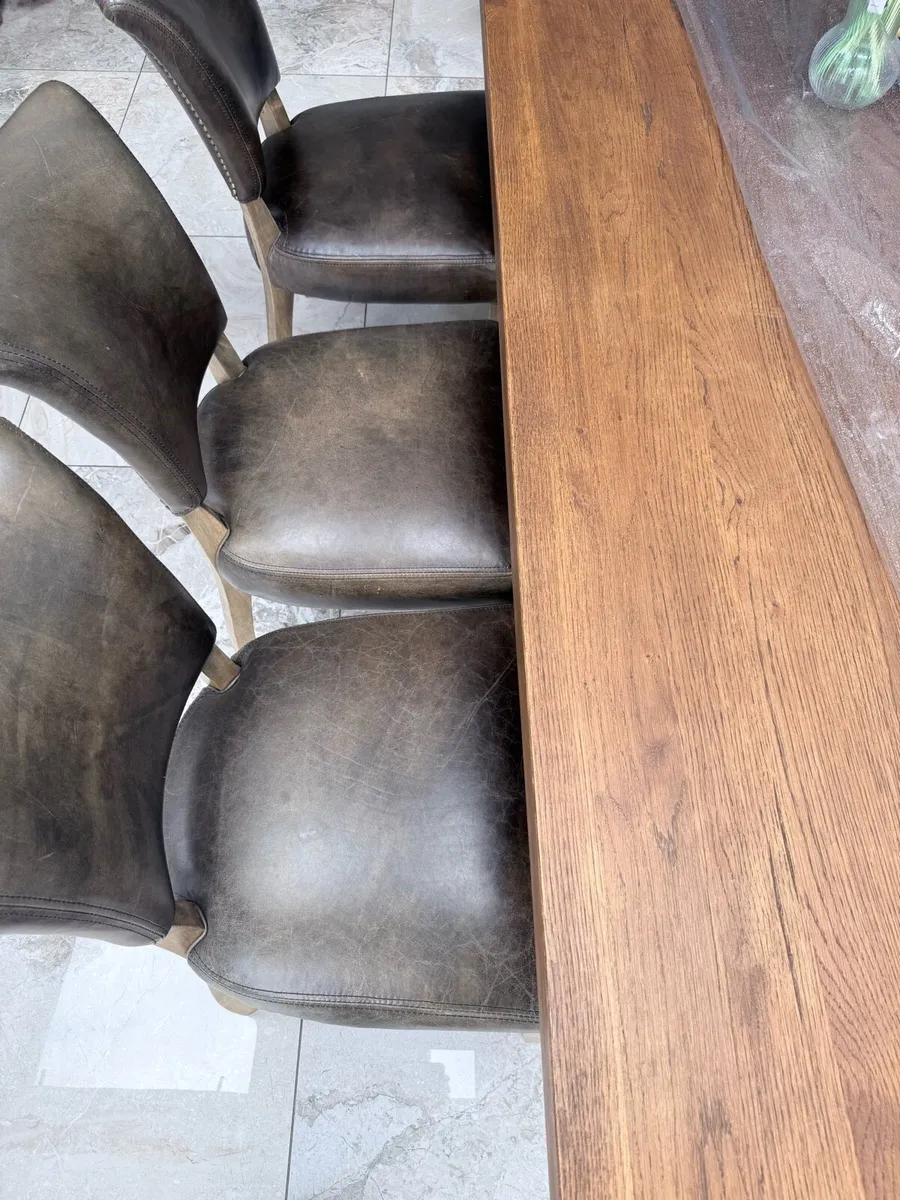 Dining table and dining chair, crystal light - Image 4