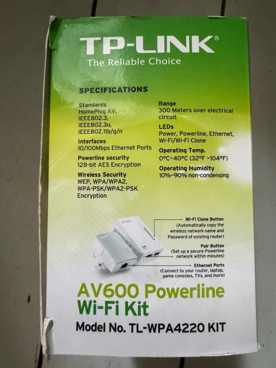 TP Link AV600 powerline WiFi extender - Image 3