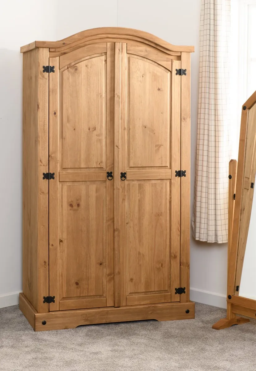 Brand new Corona 2 door Wardrobe unopened flat pad - Image 1