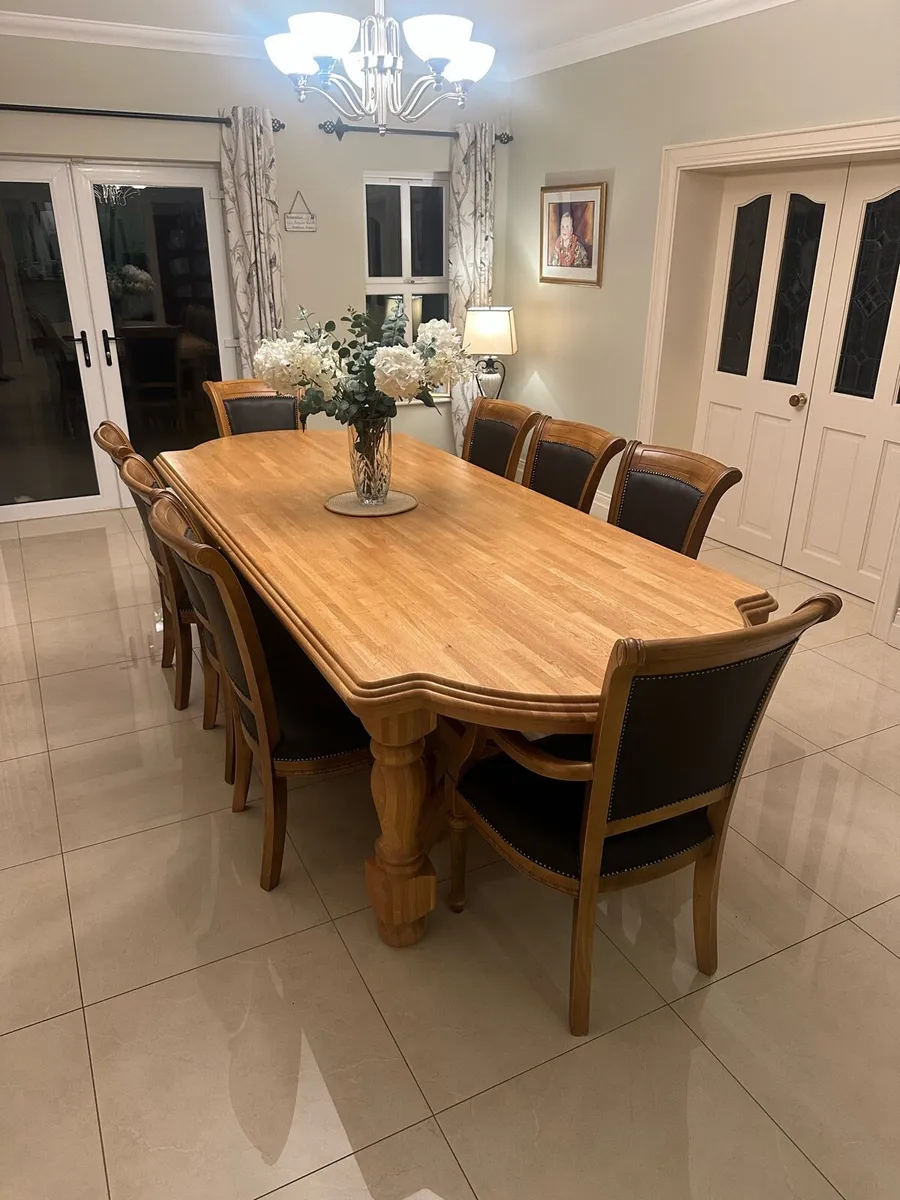 Large Solid Dinning Table - Image 2