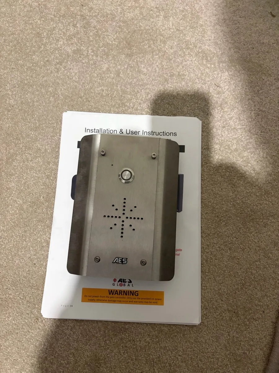 AES BRAND or GSM intercom electric gates - Image 1