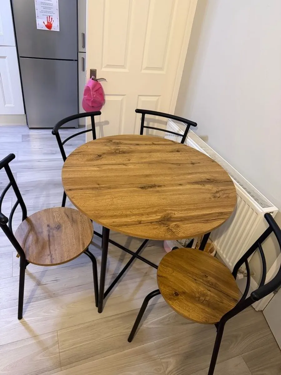 brand new table and four chairs - Image 1