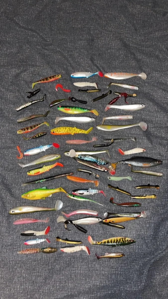 Pike fishing soft plastics - Image 1