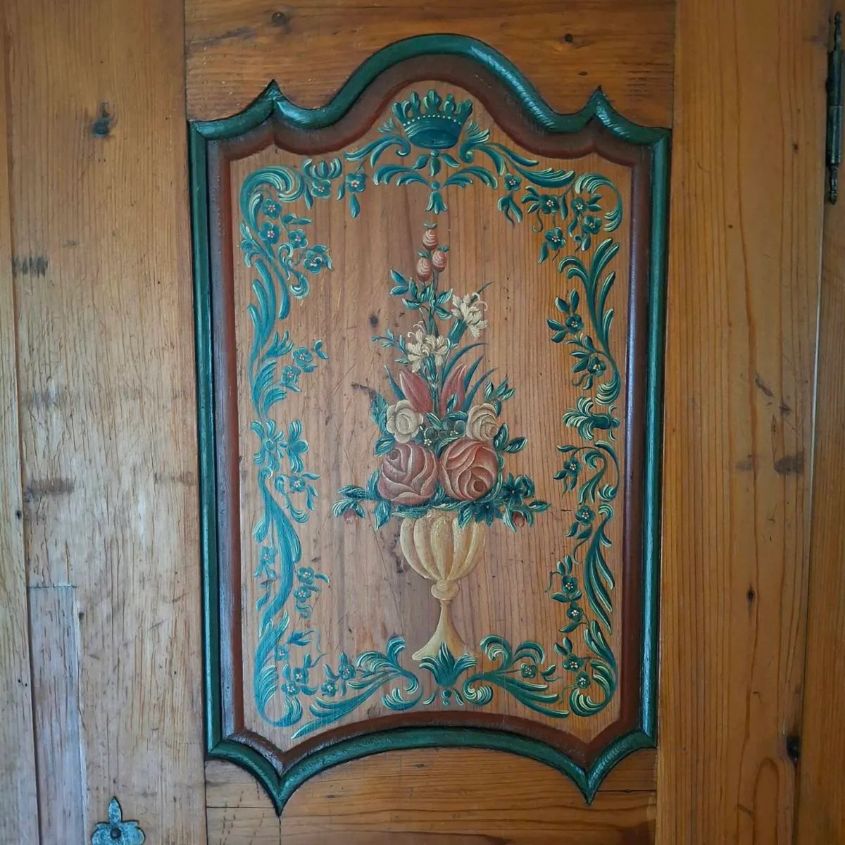 18th Century Folk Art Marraige Wardrobe - Image 3