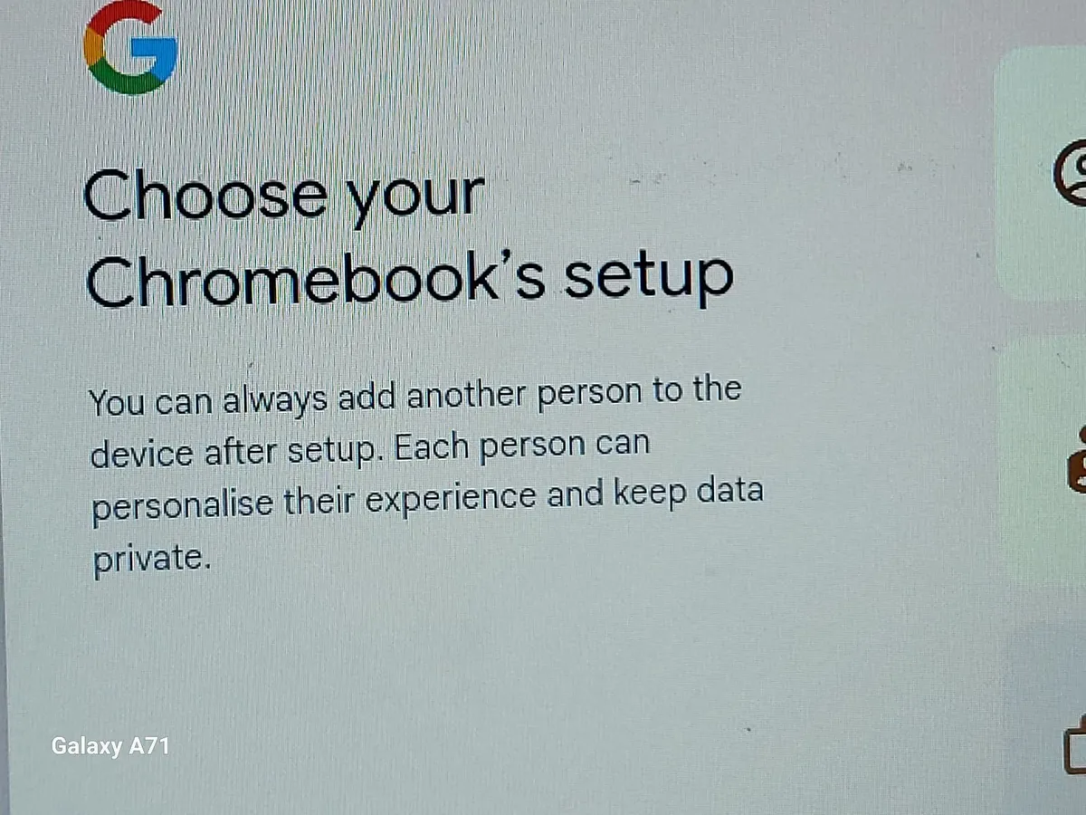 HP Chromebook, Model 11a-na0502na, White, Excellen - Image 2
