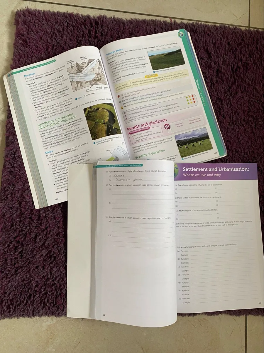 New Junior Cycle Geography in Action set of 2 book - Image 4