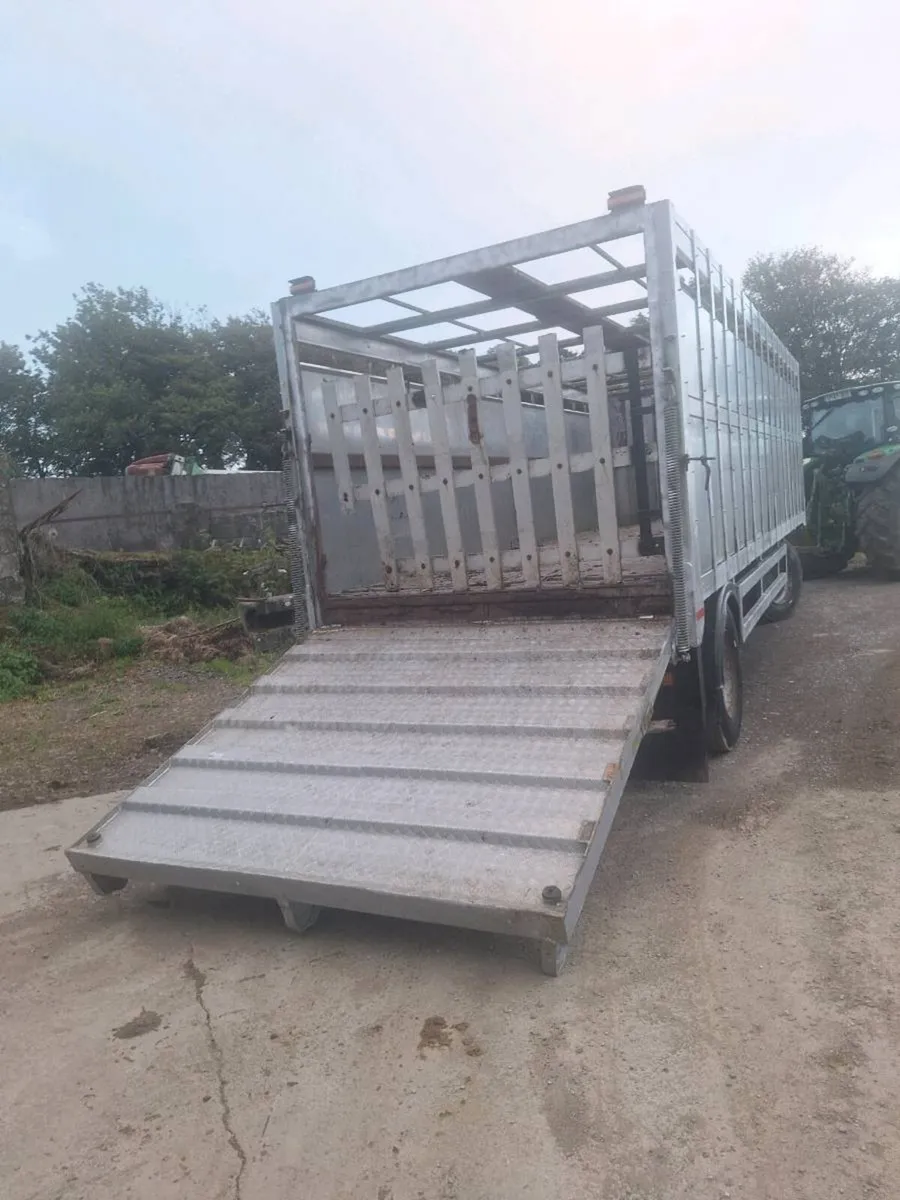 Cattle 25ft all alloy tractor trailer - Image 2
