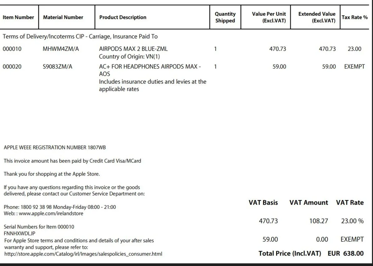 AirPods Max 2 (2026) Blue with AppleCare+ - Image 4
