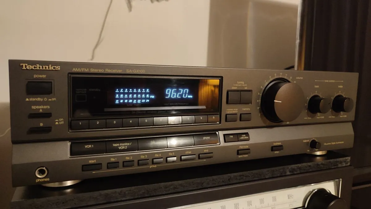 Technics SA-GX100 Receiver/amplifier. VGC. Cleaned - Image 1