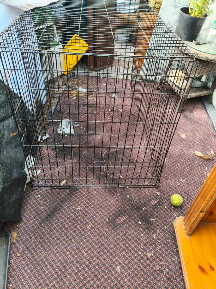 Cage 4 ft by 3 ft by 3 ft like new ,85 euro - Image 1