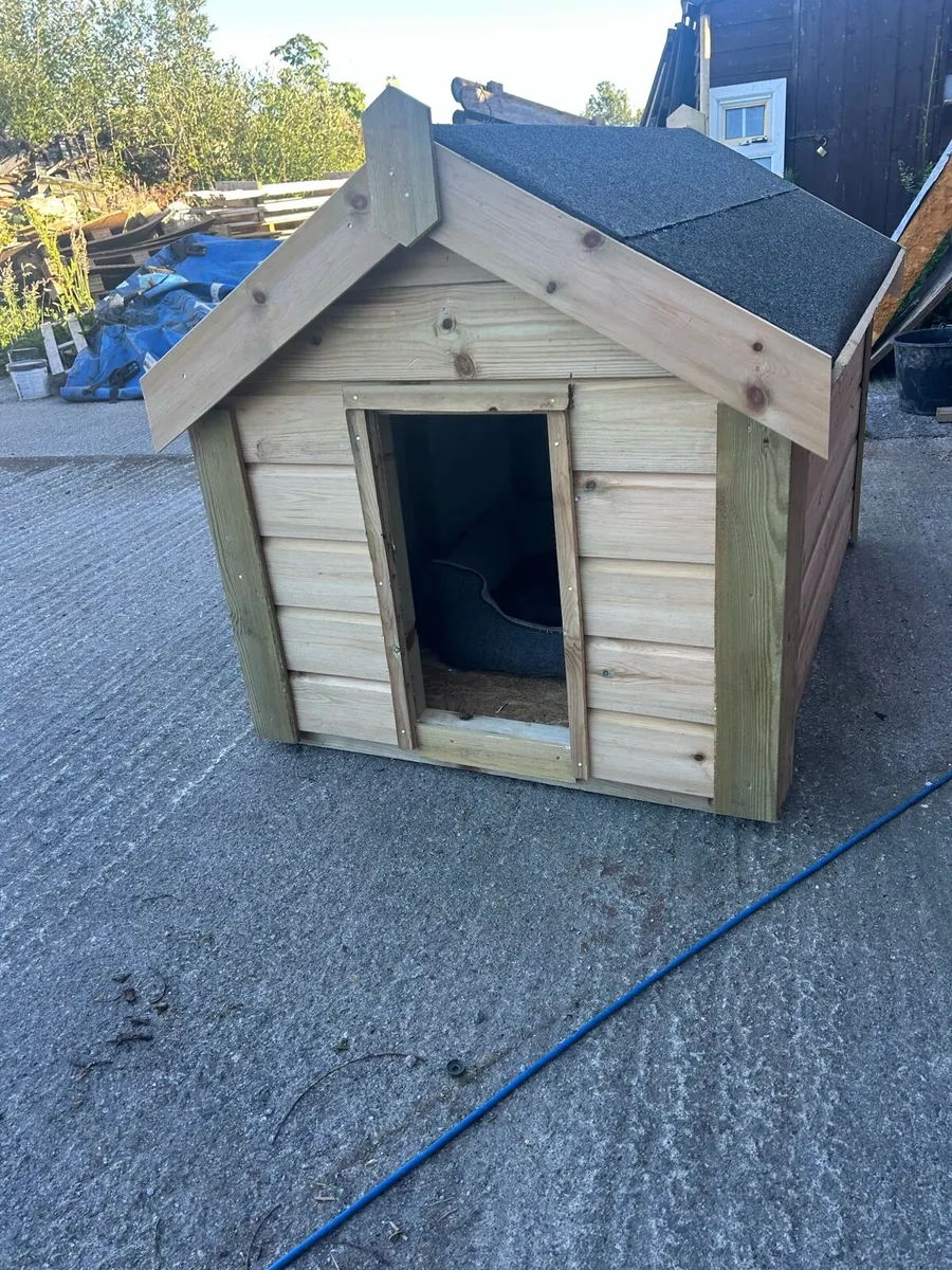 Premium Handmade Wooden Dog Kennel – Custom Built - Image 1