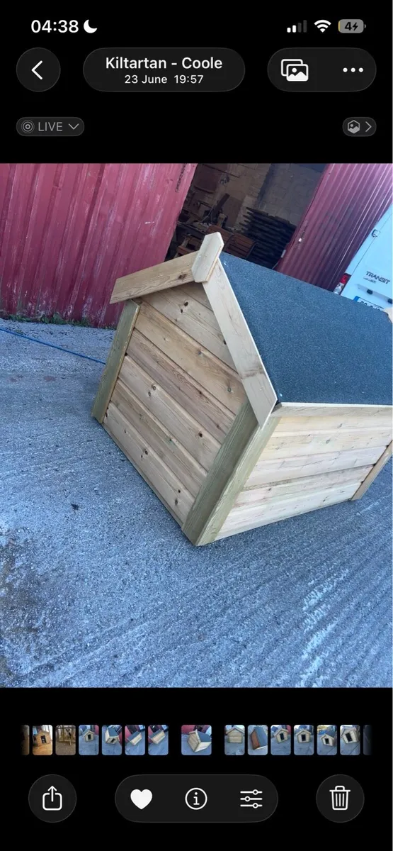 Premium Handmade Wooden Dog Kennel – Custom Built - Image 3