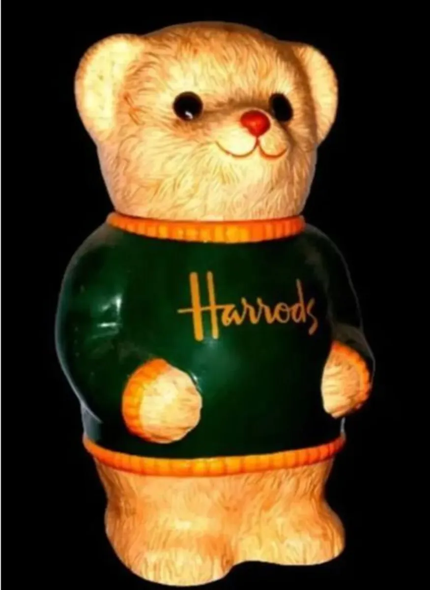 Vintage Harrods Ceramic Teddy Bear Cookie Jar - Image 2