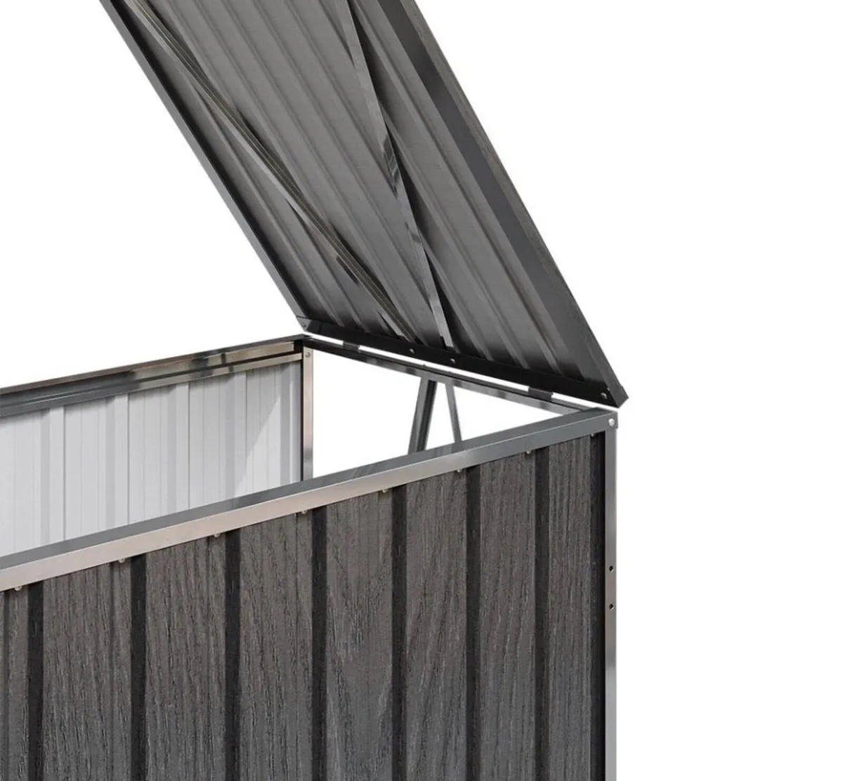 Metal Wheelie Bin Shelter Storage Shed NEW - Image 4