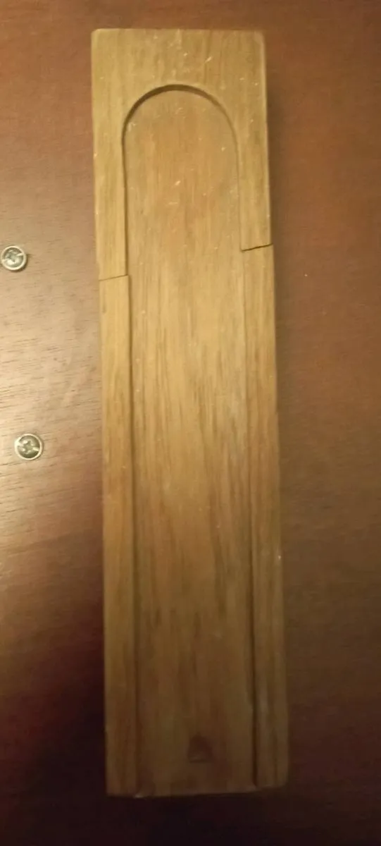 VINTAGE WOODEN PINCDCIL CASE   1970s - Image 3